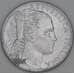 Монета Италия 5 лир 1948 КМ89 VF арт. 26151