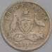 Монета Австралия 3 пенса 1917 КМ24 F арт. 40123