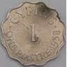 Кипр монета 1 пиастр 1938 КМ23 F арт. 42213