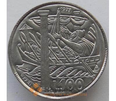 Монета Сан-Марино 100 лир 1973 КМ28 UNC (J05.19) арт. 15458