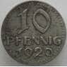 Германия Нотгельд 10 пфеннигов 1920 Бремен (J05.19) арт. 16532