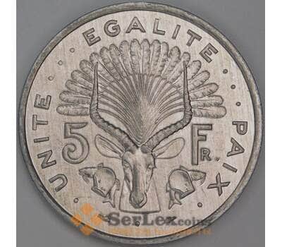 Джибути 5 франков 1986 КМ22 UNC арт. 54808