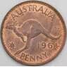 Австралия 1 пенни 1964 КМ56 aUNC арт. 50993