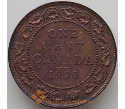Монета Канада 1 цент 1920 КМ21 VF арт. 11671