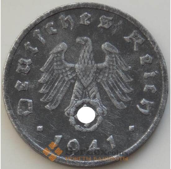 Германия 1 рейхспфенниг 1941 F КМ97 VF арт. 14419