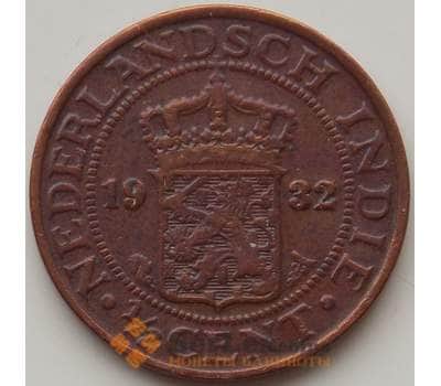 Монета Нидерландская Восточная Индия 1/2 цента 1932 КМ314 VF арт. 12860