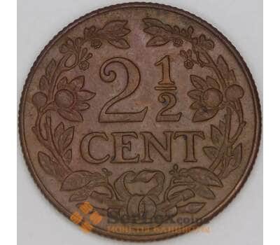 Кюрасао монета 2 1/2 цента 1944 КМ42 AU арт. 47678