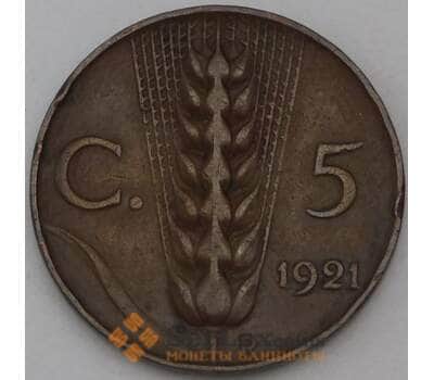 Монета Италия 5 чентезимо 1921 КМ59  арт. 28921