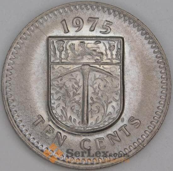 Родезия 10 центов 1975 КМ14 UNC арт. 45759 Родезия 10 центов 1975 КМ14 UNC арт. 45759