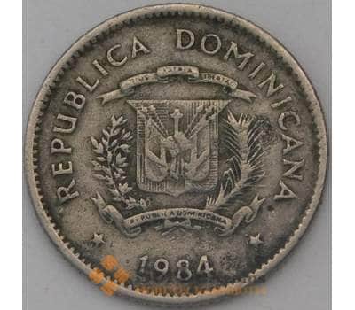 Монета Доминиканская республика 10 сентаво 1984 КМ60  арт. 24002