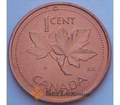 Монета Канада 1 цент 2002 КМ445 UNC 50 лет правления (05.19) арт. 16839