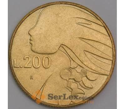Сан-Марино монета 200 лир 1990 КМ255 UNC Шестнадцать веков истории арт. 42880