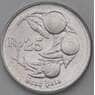 Индонезия 25 рупий 1996 КМ55 UNC арт. 26834