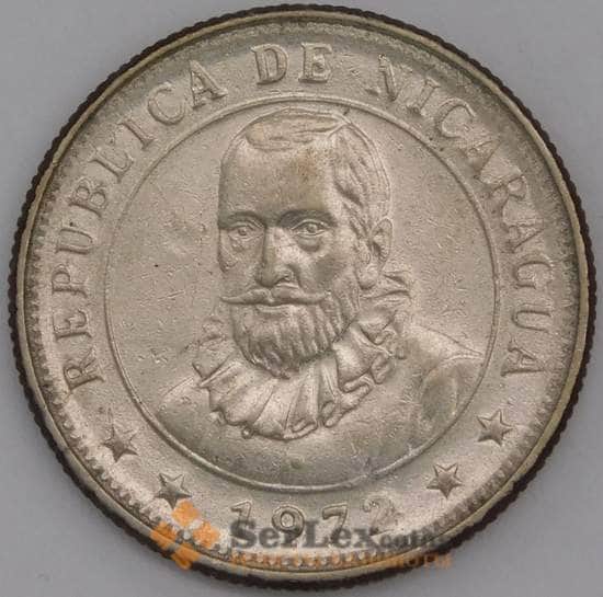 Никарагуа монета 10 сентаво 1972 КМ17.2а AU арт. 44808