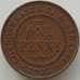 Монета Австралия 1 пенни 1927 КМ23 VF арт. 12293