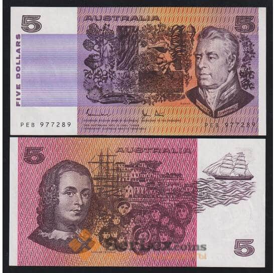 Австралия 5 долларов ND 1983 P44d UNC арт. 51888