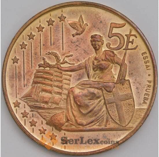 Дания 5 евро 2002 BU UNUSUAL арт. 38995