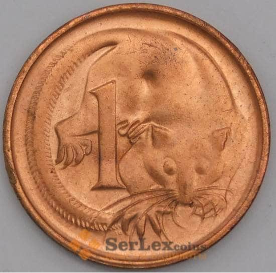 Австралия монета 1 цент 1980 КМ62 BU арт. 43813