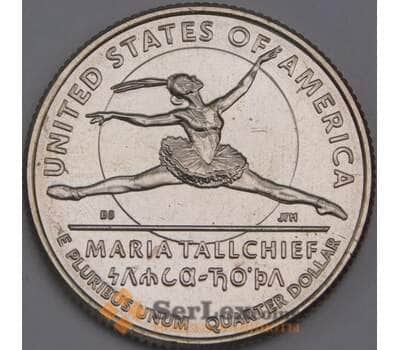 США монета 25 центов 2023 D №10 Серия Женщины - Мария Толчиф арт. 43713