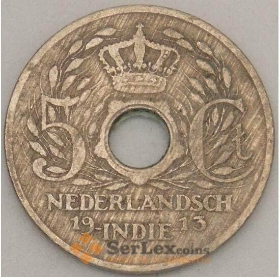 Нидерландская Восточная Индия 5 центов 1913 КМ313 VF (J05.19) арт. 19019