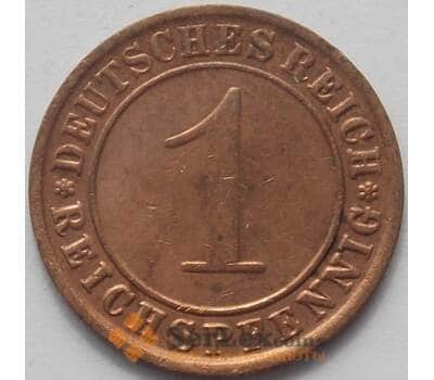 Монета Германия 1 пфенниг (рейхспфенниг) 1934 А КМ37 AU (J05.19) арт. 15597