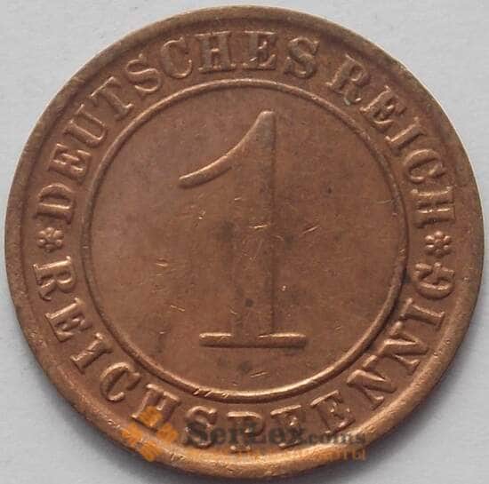 Германия 1 пфенниг (рейхспфенниг) 1934 А КМ37 AU (J05.19) арт. 15597