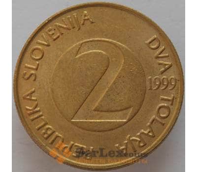 Монета Словения 2 толара 1999 КМ5 UNC (J05.19) арт. 17075