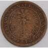 Цейлон монета1/2 цента 1870 КМ91 VG арт. 45819