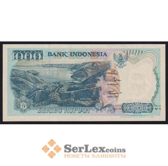 Индонезия 1000 рупий 1992 (1993) Р129b aUNC  арт. 53031