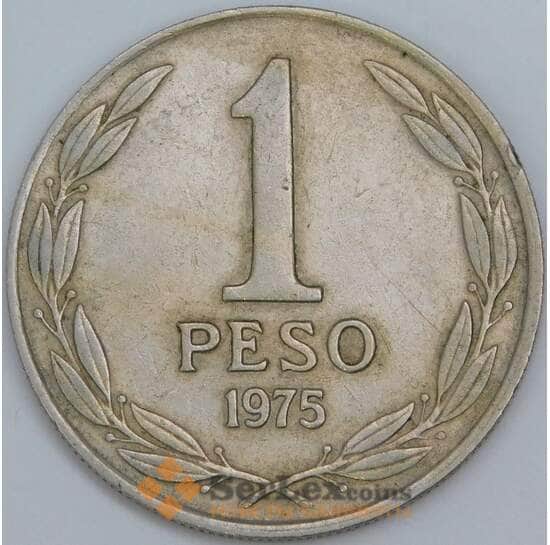 Чили 1 песо 1975 КМ207 VF арт. 57732