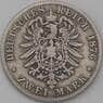 Германия 2 марки 1876 А КМ506 VF Пруссия арт. 28151