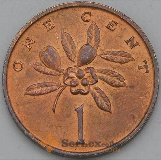 Ямайка 1 цент 1970 КМ45 aUNC арт. 38523