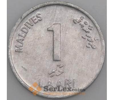 Мальдивы монета 1 лаари 1984-2012 КМ68 aUNC  арт. 46016