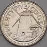 Барбадос 25 центов 2004 КМ13 UNC арт. 18822