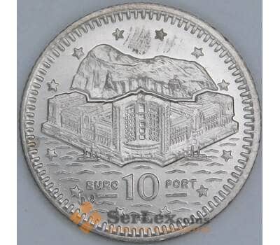 Гибралтар 10 пенсов 2000 КМ776 UNC  арт. 56423