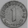 Германия монета 1 пфенниг 1942 А КМ97 XF арт. 43437