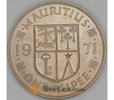 Маврикий 1 рупия 1971 КМ35 AU арт. 56396