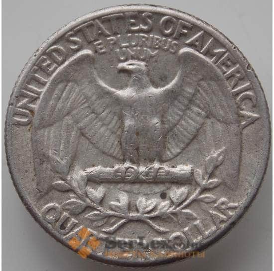 США 25 центов квотер 1963 KM164 VF арт. 12283
