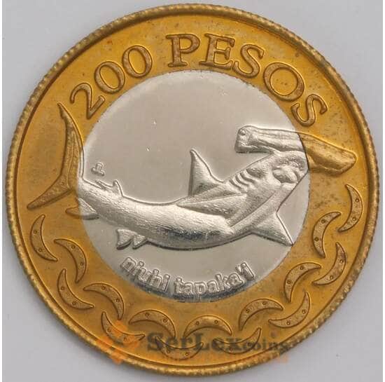 Остров Пасхи монета 200 песо 2007 X#6 UNC UNUSUAL арт. 42406