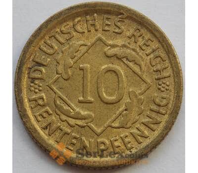 Монета Германия 10 пфеннигов 1924 D КМ40 UNC (J05.19) арт. 15031