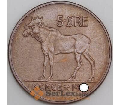 Норвегия монета 5 эре 1958-1973 КМ405 aUNC арт. 47148