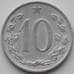 Монета Чехословакия 10 геллеров 1967 КМ49.1 VF арт. 12531