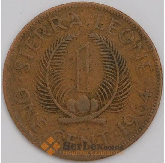 Сьерра-Леоне 1 цент 1964 КМ17 F арт. 38835