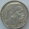 Германия 5 марок (рейхсмарок) 1936 А КМ86 XF Серебро (J05.19) арт. 14756
