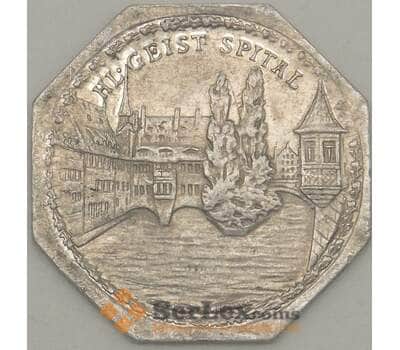Германия Нюрнберг 20 пфеннигов 1921 AU HL'GEIST SPITAL (j05.19) арт. 19960