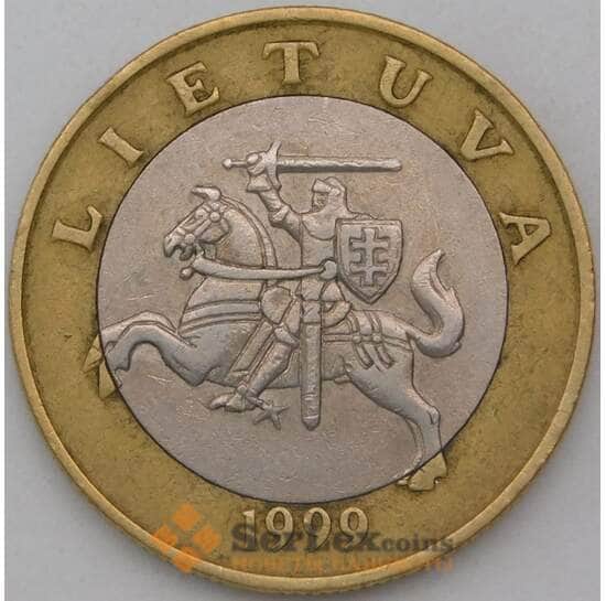 Литва монета 2 лита 1999 КМ112 VF арт. 28311