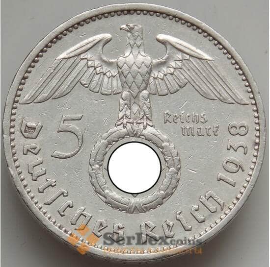 Германия 5 рейхсмарок 1938 A КМ94 XF арт. 14363