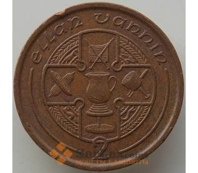 Монета Мэн остров 2 пенса 1988 КМ208 XF арт. 13932