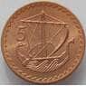 Кипр 5 милс 1974 КМ39 UNC (J05.19) арт. 15488