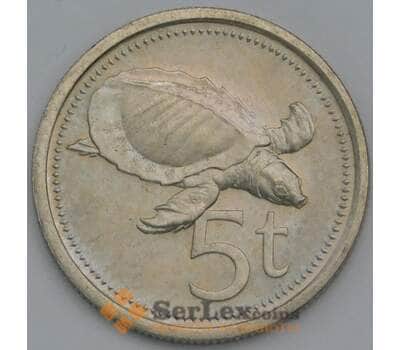 Монета Папуа- Новая Гвинея 5 тойя 1987 КМ3 aUNC арт. 38646
